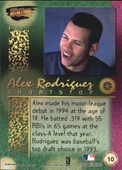 1999 Pacific Revolution - Tripleheader #10 Alex Rodriguez  Back