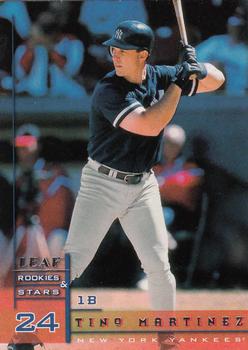 1998 Leaf Rookies & Stars #8 Tino Martinez Front