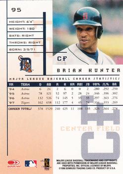 1998 Leaf Rookies & Stars #95 Brian Hunter Back
