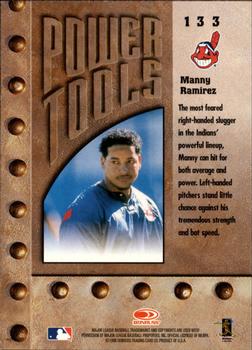 1998 Leaf Rookies & Stars #133 Manny Ramirez Back
