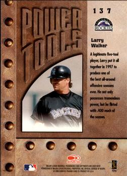 1998 Leaf Rookies & Stars #137 Larry Walker Back
