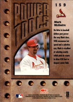 1998 Leaf Rookies & Stars #159 Mark McGwire Back