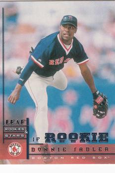 1998 Leaf Rookies & Stars #279 Donnie Sadler Front