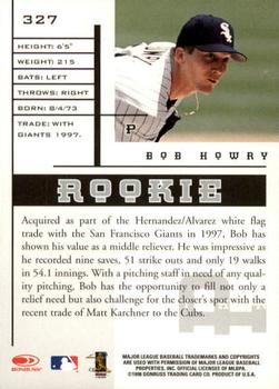 1998 Leaf Rookies & Stars #327 Bob Howry Back