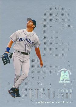 1999 SkyBox Molten Metal - Fusion #28F Todd Helton Front