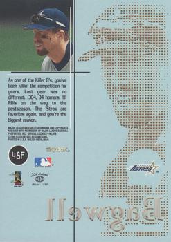 1999 SkyBox Molten Metal - Fusion #48F Jeff Bagwell Back