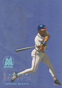 1999 SkyBox Molten Metal - Sterling Fusion #1F Andruw Jones Front