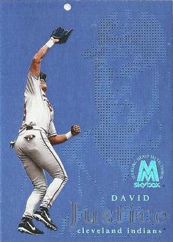 1999 SkyBox Molten Metal - Sterling Fusion #15F David Justice Front