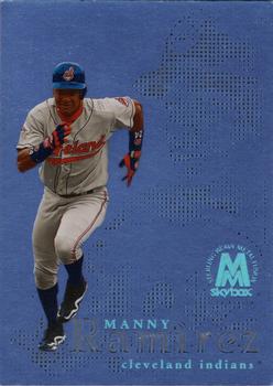 1999 SkyBox Molten Metal - Sterling Fusion #21F Manny Ramirez Front
