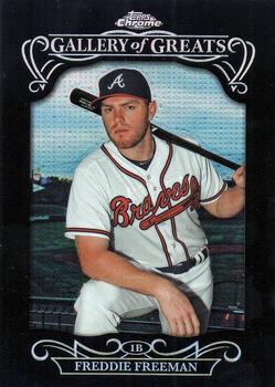 2015 Topps Chrome - Gallery of Greats #GGR-05 Freddie Freeman Front