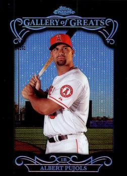 2015 Topps Chrome - Gallery of Greats #GGR-06 Albert Pujols Front