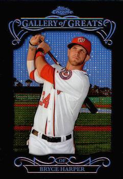2015 Topps Chrome - Gallery of Greats #GGR-07 Bryce Harper Front