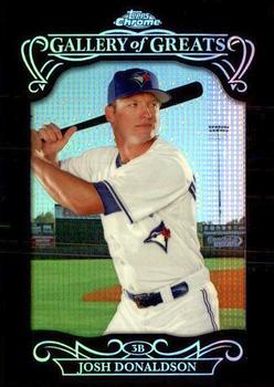2015 Topps Chrome - Gallery of Greats #GGR-09 Josh Donaldson Front