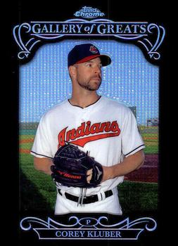2015 Topps Chrome - Gallery of Greats #GGR-10 Corey Kluber Front