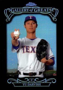 2015 Topps Chrome - Gallery of Greats #GGR-13 Yu Darvish Front