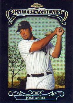 2015 Topps Chrome - Gallery of Greats #GGR-18 Jose Abreu Front