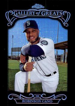 2015 Topps Chrome - Gallery of Greats #GGR-19 Robinson Cano Front