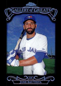 2015 Topps Chrome - Gallery of Greats #GGR-23 Jose Bautista Front