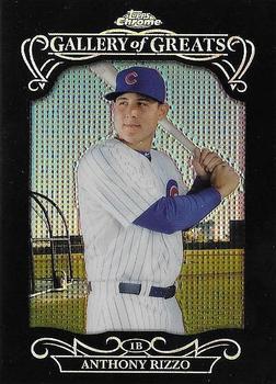 2015 Topps Chrome - Gallery of Greats #GGR-25 Anthony Rizzo Front