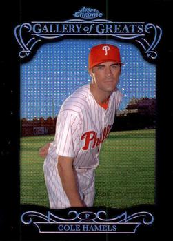 2015 Topps Chrome - Gallery of Greats #GGR-29 Cole Hamels Front