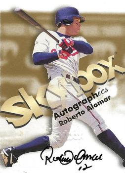 1999 SkyBox Premium - Autographics #NNO Roberto Alomar  Front