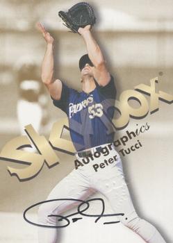 1999 SkyBox Premium - Autographics #NNO Pete Tucci  Front