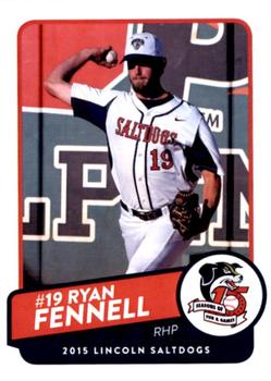 2015 Lincoln Saltdogs #NNO Ryan Fennell Front