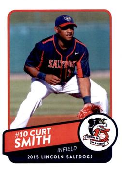 2015 Lincoln Saltdogs #NNO Curt Smith Front