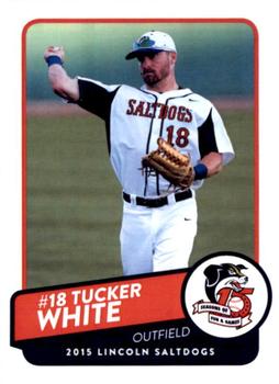 2015 Lincoln Saltdogs #NNO Tucker White Front