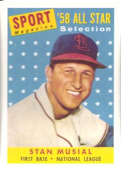1991 Topps East Coast National Reprints #1958 Stan Musial Front
