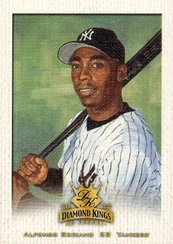 2002 Donruss Diamond Kings - Sample Gold Logo Front Silver Stamp Back #010 Alfonso Soriano Front