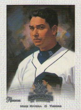2002 Donruss Diamond Kings - Sample Gold Logo Front Silver Stamp Back #120 Mike Rivera Front
