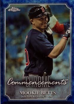 2015 Topps Chrome - Chrome Commencements #COM-8 Mookie Betts Front