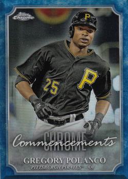 2015 Topps Chrome - Chrome Commencements #COM-14 Gregory Polanco Front