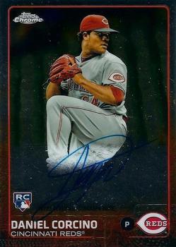 2015 Topps Chrome - Autographed Rookies #AR-DC Daniel Corcino Front