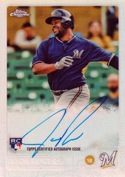 2015 Topps Chrome - Autographed Rookies Refractor #AR-JR Jason Rogers Front