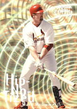 1999 SkyBox Thunder - Hip-No-Tized #8 (H) Mark McGwire  Front