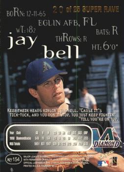 1999 SkyBox Thunder - Super Rave #154 Jay Bell  Back