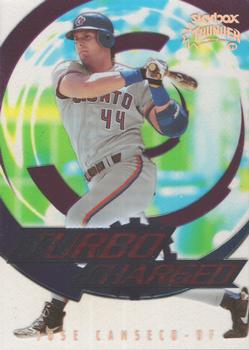 1999 SkyBox Thunder - Turbo Charged #1 (TC) Jose Canseco  Front