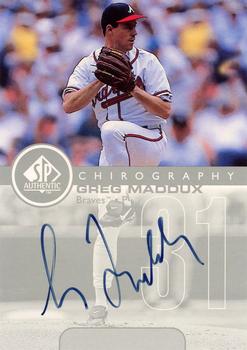 1999 SP Authentic - Chirography #GM Greg Maddux  Front
