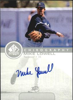 1999 SP Authentic - Chirography #ML Mike Lowell  Front