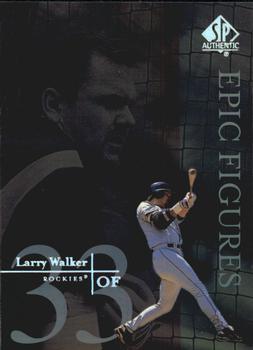 1999 SP Authentic - Epic Figures #E14 Larry Walker  Front