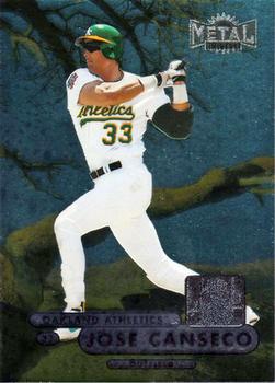 1998 Metal Universe #63 Jose Canseco Front