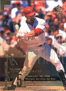 1999 SP Authentic - Home Run Chronicles #HR54 Mark McGwire  Front