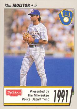 1991 Milwaukee Brewers Police #NNO Paul Molitor Front