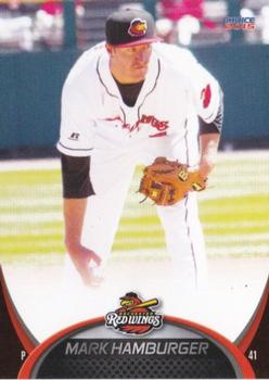 2015 Choice Rochester Red Wings #12 Mark Hamburger Front