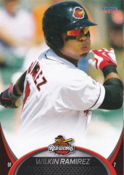 2015 Choice Rochester Red Wings #20 Wilkin Ramirez Front