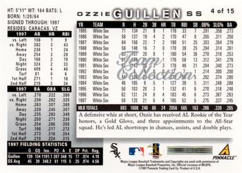 1998 Score Chicago White Sox #4 Ozzie Guillen Back