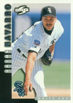 1998 Score Chicago White Sox #5 Jaime Navarro Front