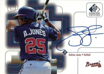 1999 SP Signature Edition - Autographs #AJ Andruw Jones  Front